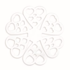 SALVAPADELLA MODELLO CUORE BIANCO